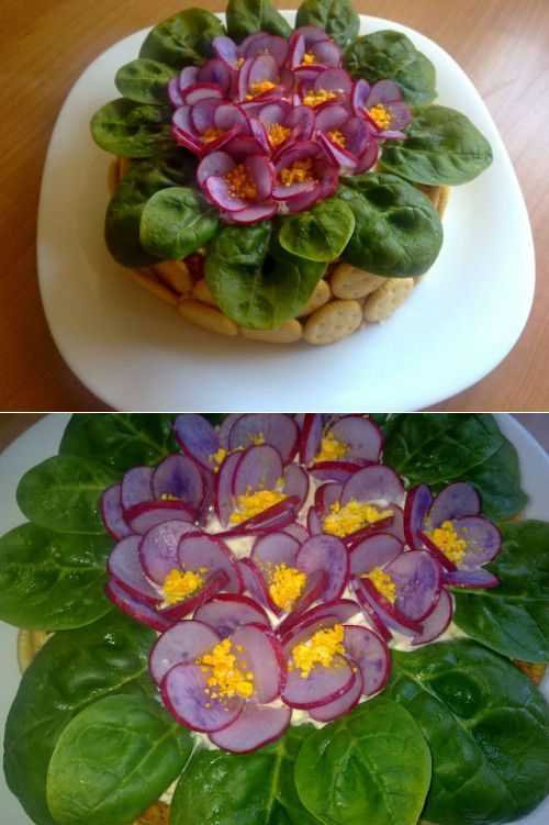 Салат «фиалка» - пошаговый рецепт с фото |  салаты