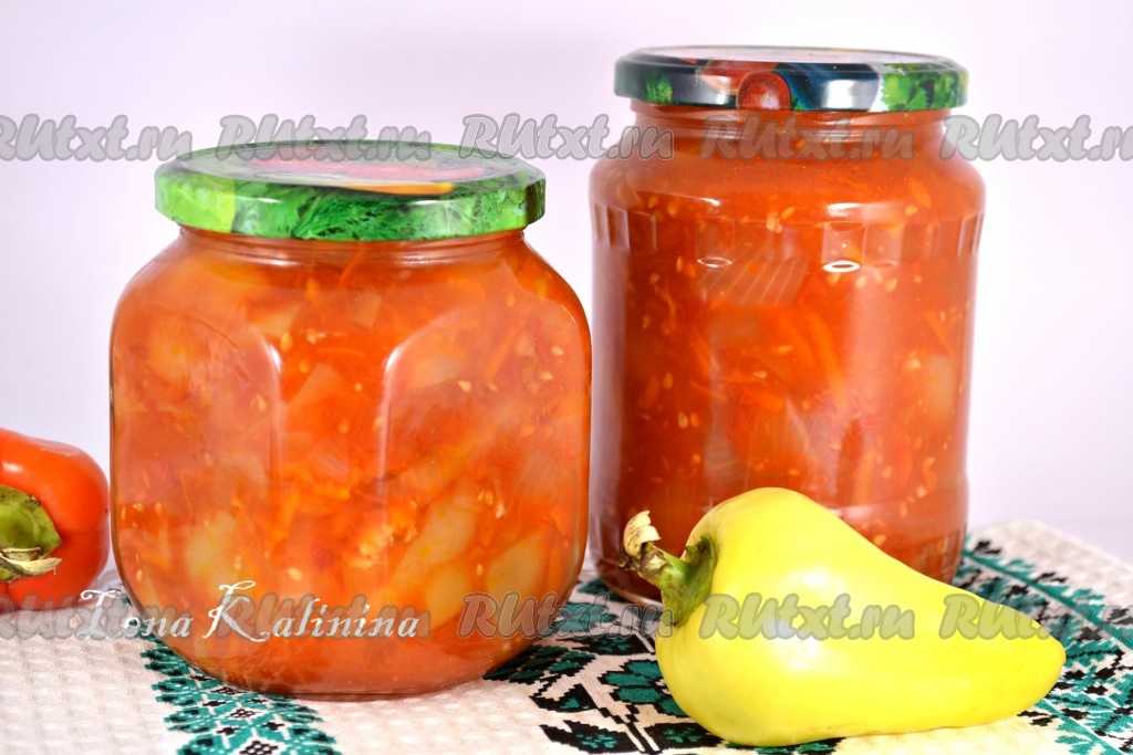 Лечо из помидор и перца на зиму – 5 рецептов с фото
