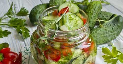 Рецепты приготовления в домашних условиях заготовки на зиму - салат нежинский из огурцов