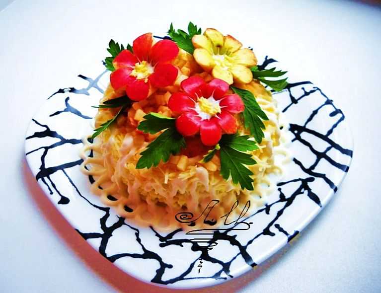 Салат «фиалка» - пошаговый рецепт с фото |  салаты