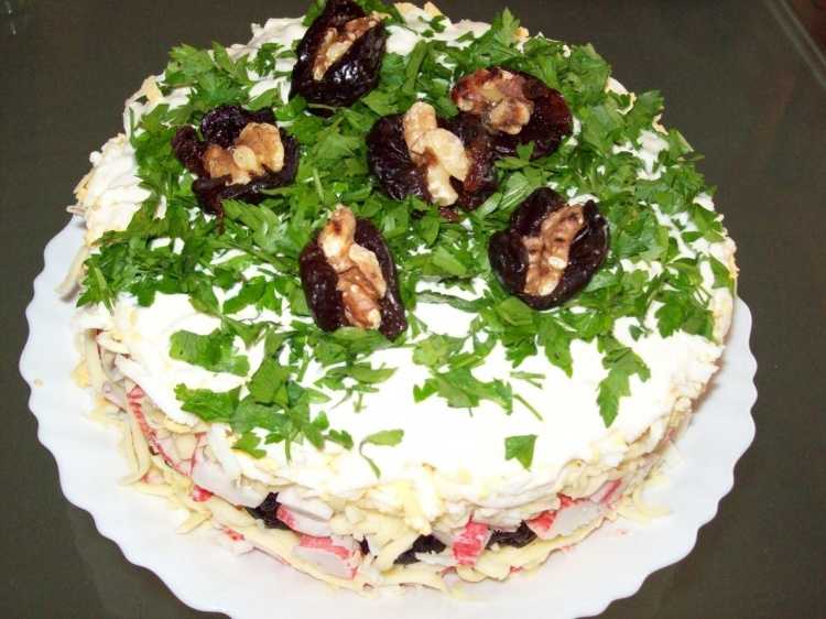 Салат черный жемчуг: пошаговые рецепты с фото, видео