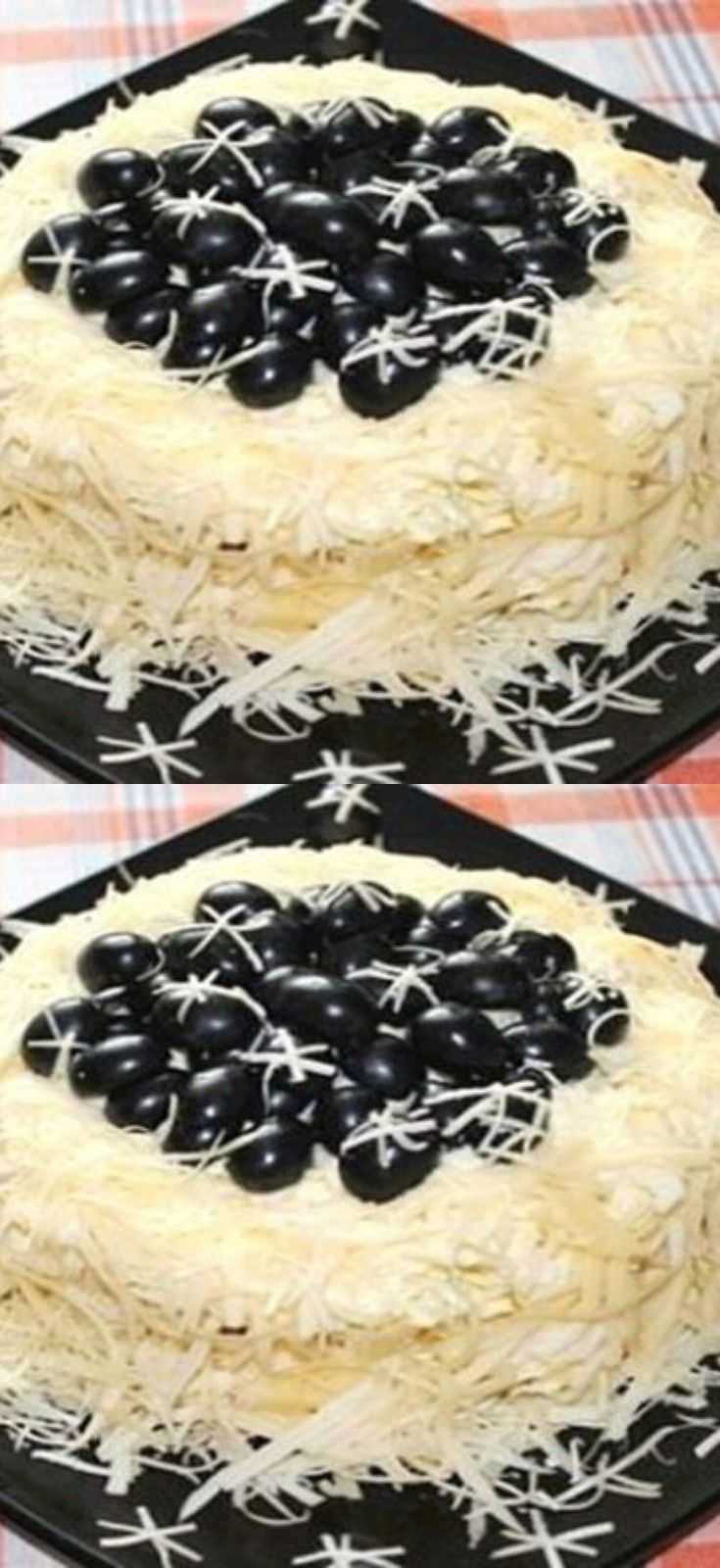 Салат "черный жемчуг" с черносливом - 9 пошаговых фото в рецепте