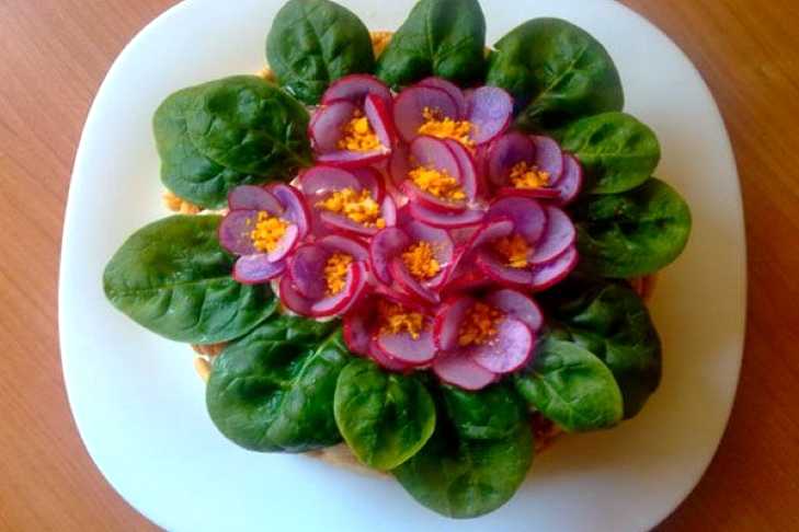 Салат фиалка - восхитительное украшение на любом праздничном столе рецепт с фото и видео