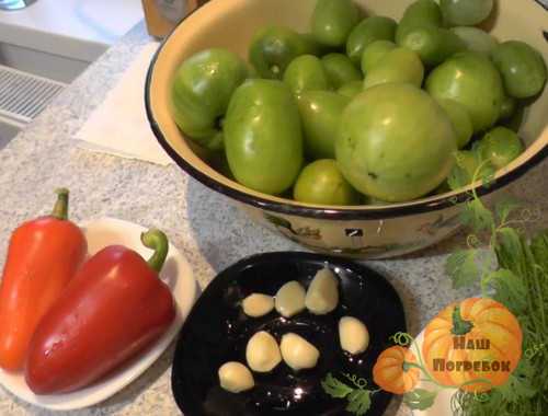 Зеленые помидоры фаршированные на зиму – вкусная закуска