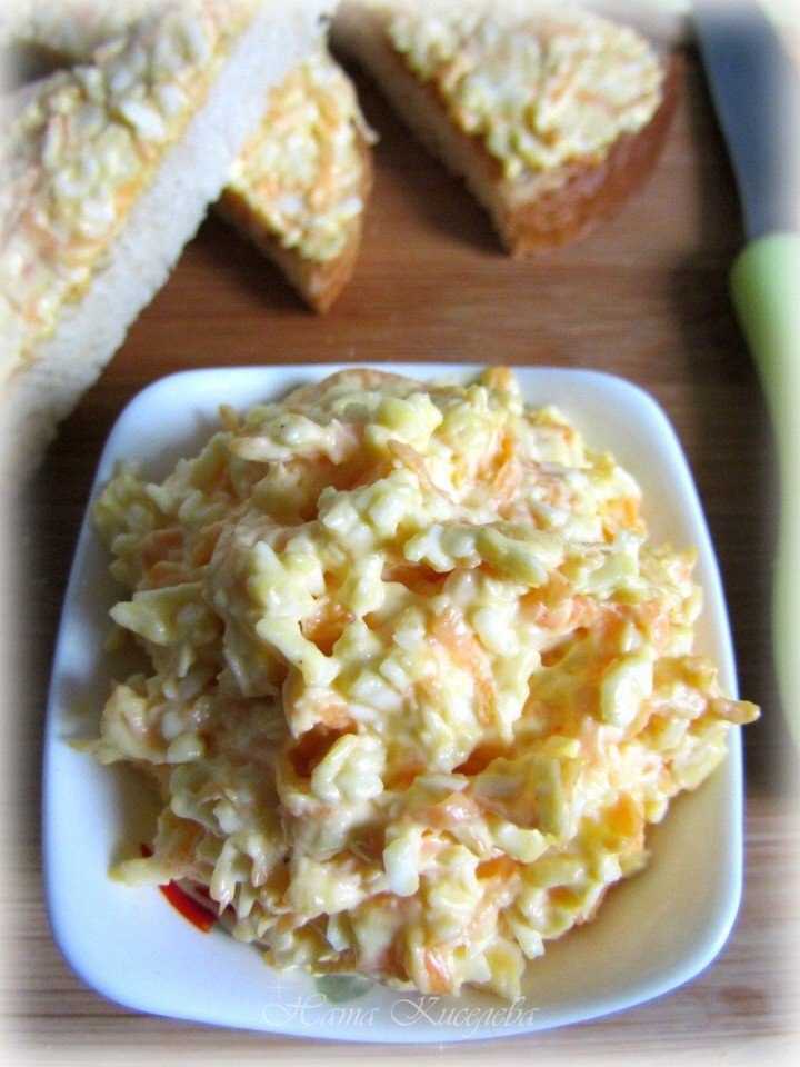 Салат с плавленным сыром — 83 домашних вкусных рецепта приготовления