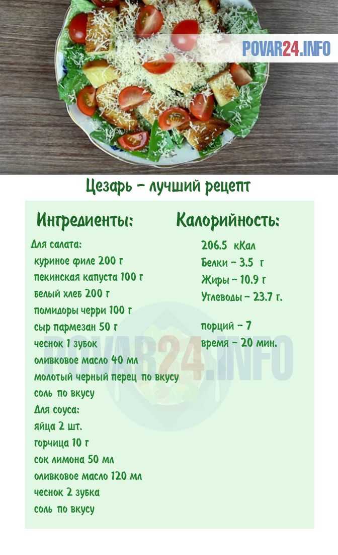 Салат "цезарь" с курицей и сухариками - 5 классических рецептов в домашних условиях