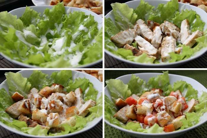Салат цезарь с курицей классический — 10 простых рецептов