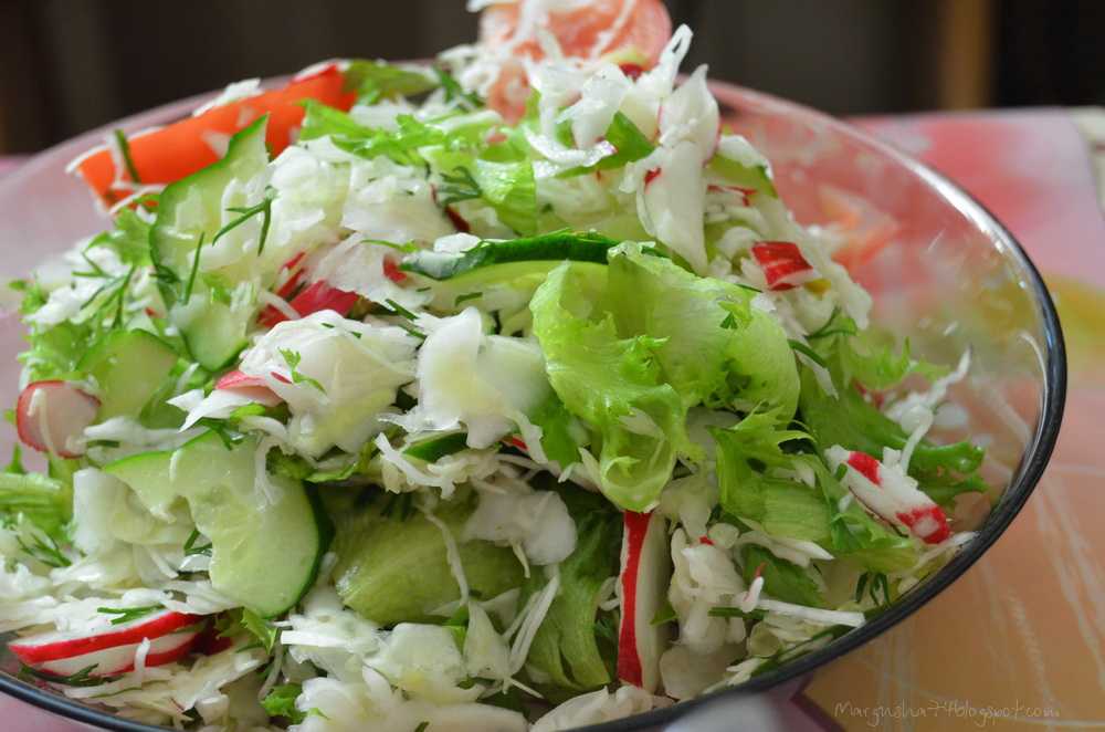 Легкие летние салаты рецепты с фото простые