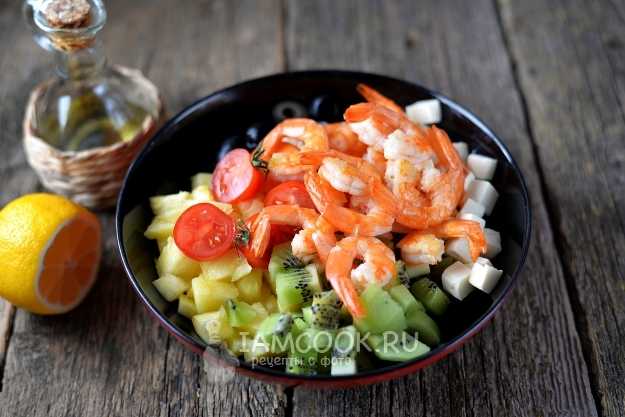 Салат с креветками - самый вкусный пошаговый рецепт с фото: слоеный, без слоев