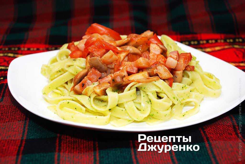 Фетучини с курицей: рецепты приготовления вкусной итальянской пасты в сливочном соусе и без него
