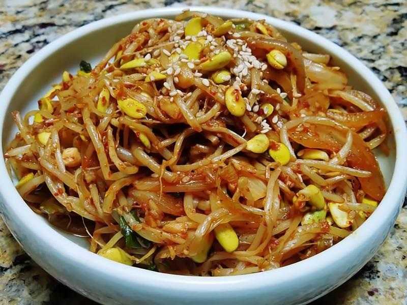 Салаты с проростками