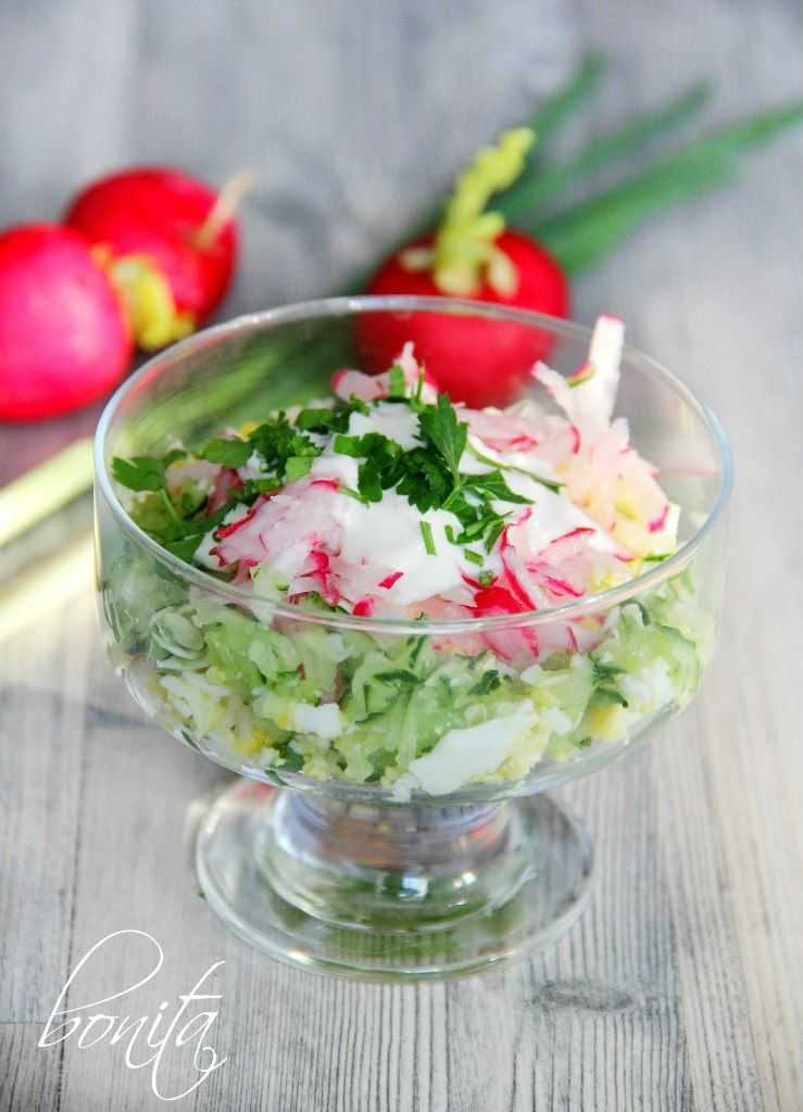 Рецепт вкусного весеннего салата