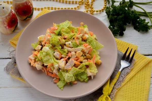 Салат с арахисом и курицей на праздничый стол - рецепт с фото