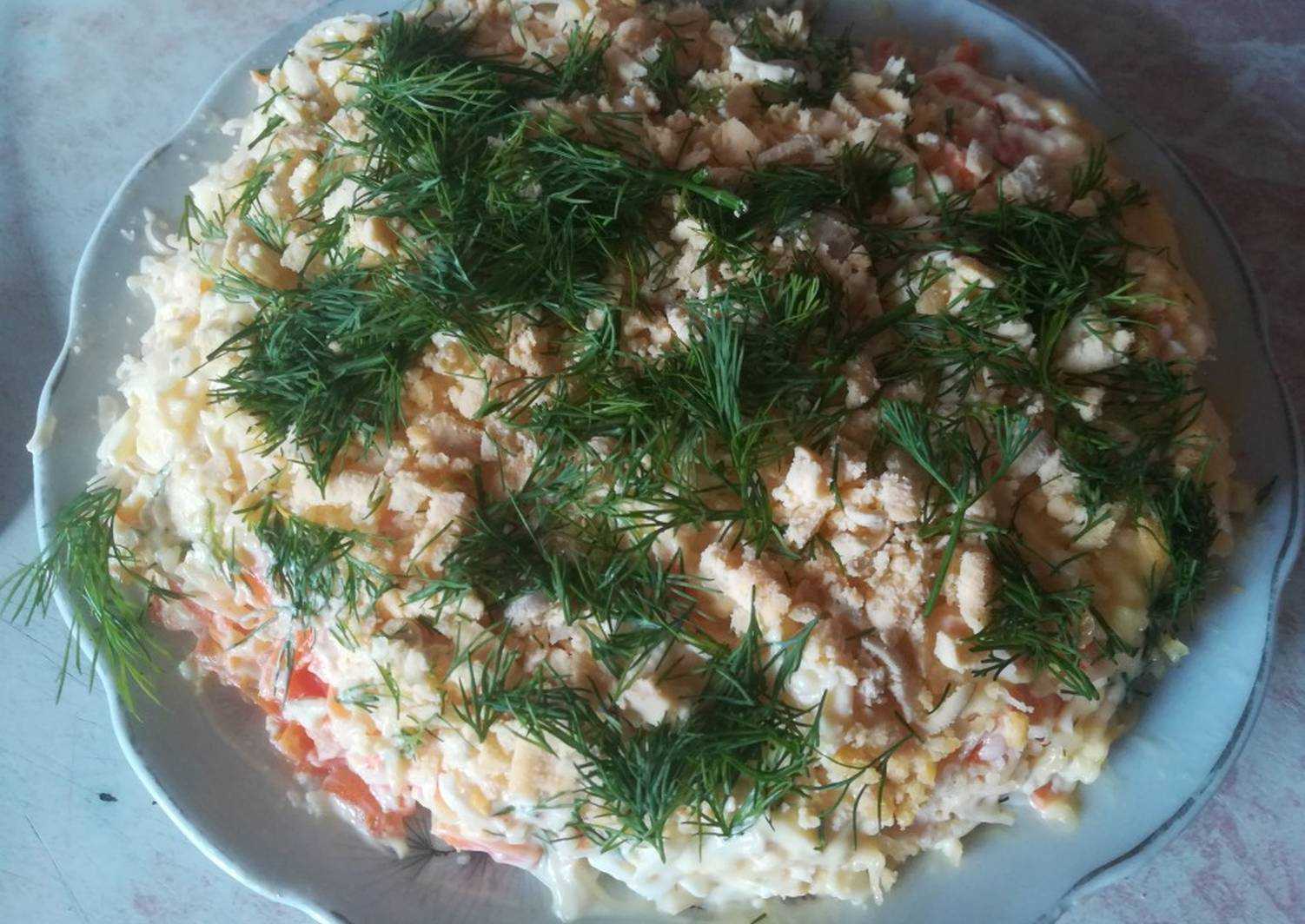 Салат из печени трески наивкуснейший рецепт с фото пошагово в домашних условиях