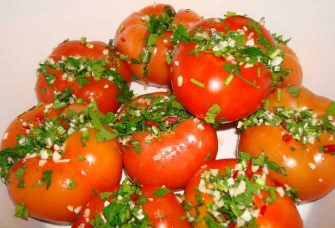 Зеленые помидоры с чесноком на зиму 38 рецептов - 1000.menu