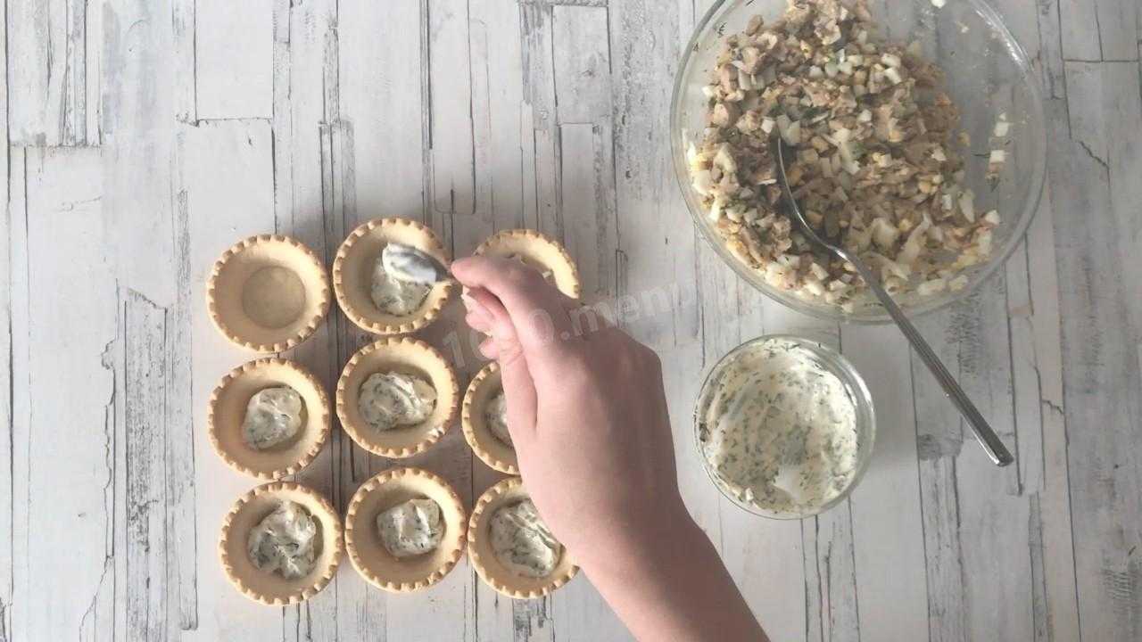 Тарталетки с печенью: пошаговый рецепт с фото