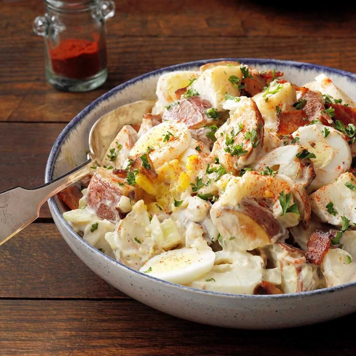 Картофельный салат - 439 домашних вкусных рецептов приготовления