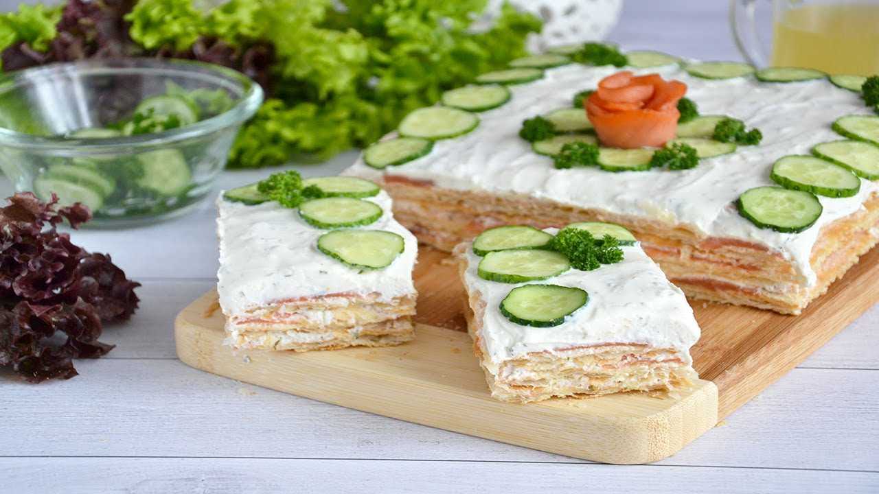 Рецепты закусок из творога и рыбы