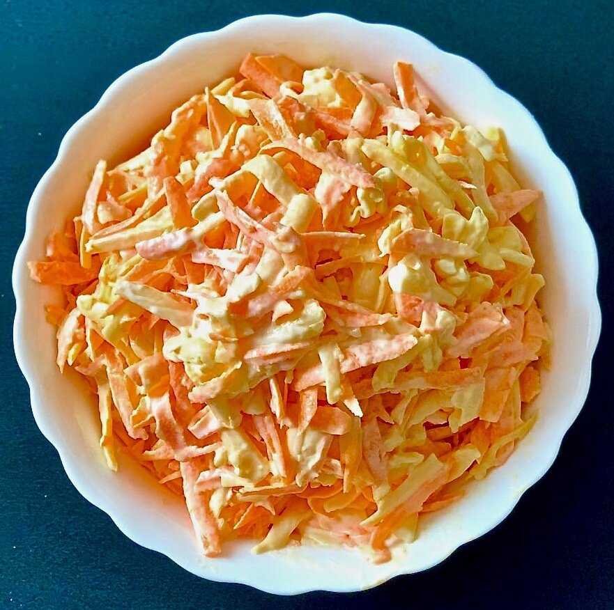 Корейская морковь с картошкой