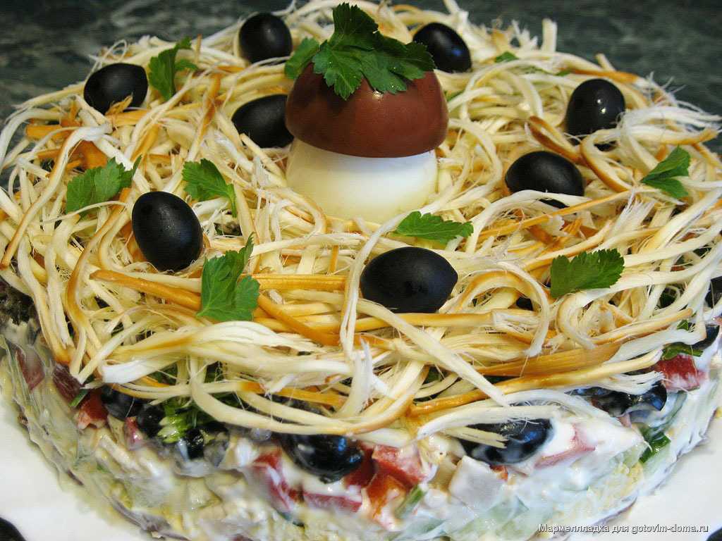 Праздничный салат фото рецепт фото