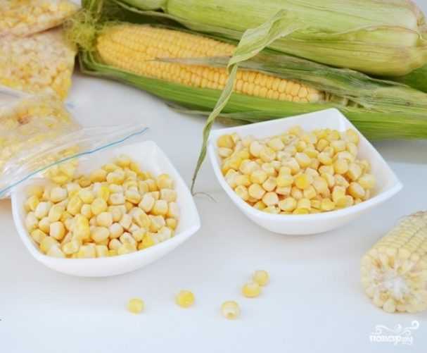 Замороженная кукуруза в зернах и початках — польза и вред, как ее правильно заморозить, сколько варить и рецепты из нее