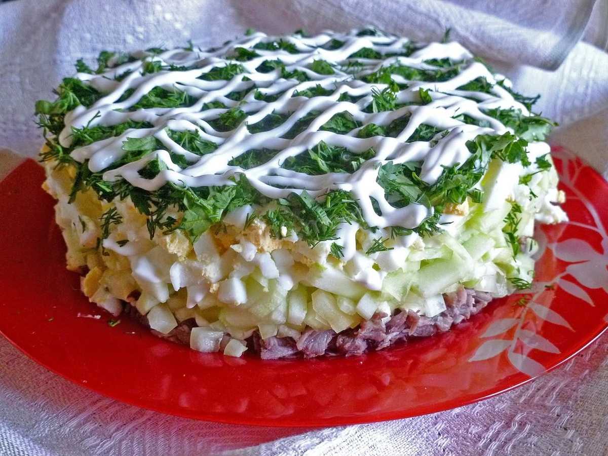 Легкие слоеные салаты рецепты с фото