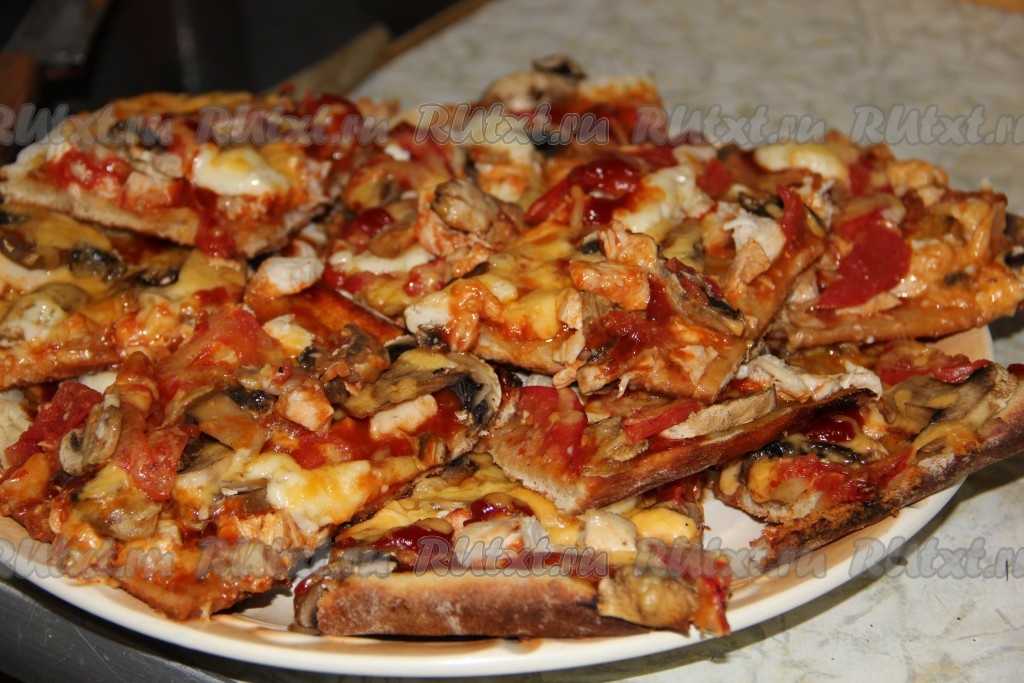 Пицца с грибами в домашних условиях: фото, пошаговые рецепты приготовления вкусных блюд