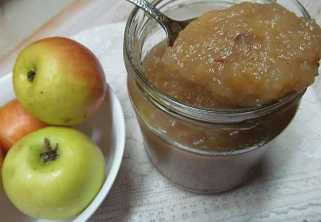 Пюре из яблок на зиму - рецепты для грудничка, со сгущенкой, тыквой, бананом и сливой