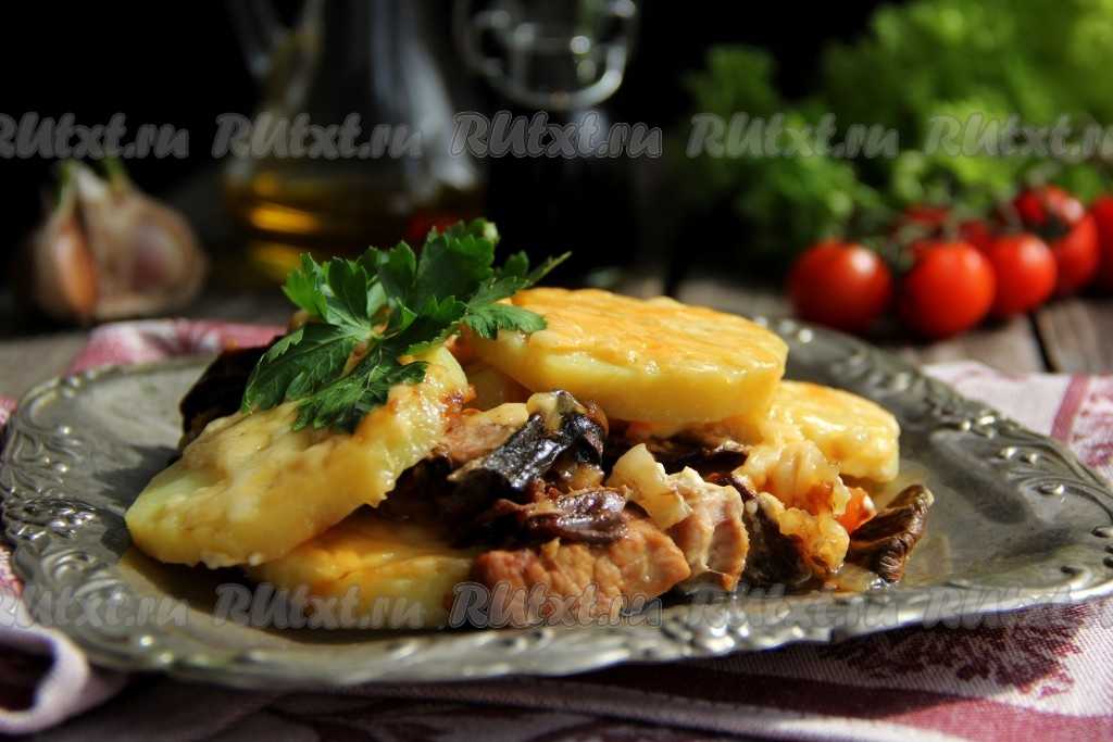 Опята с жареной и тушеной картошкой в мультиварке: рецепты, как приготовить грибы с картофелем