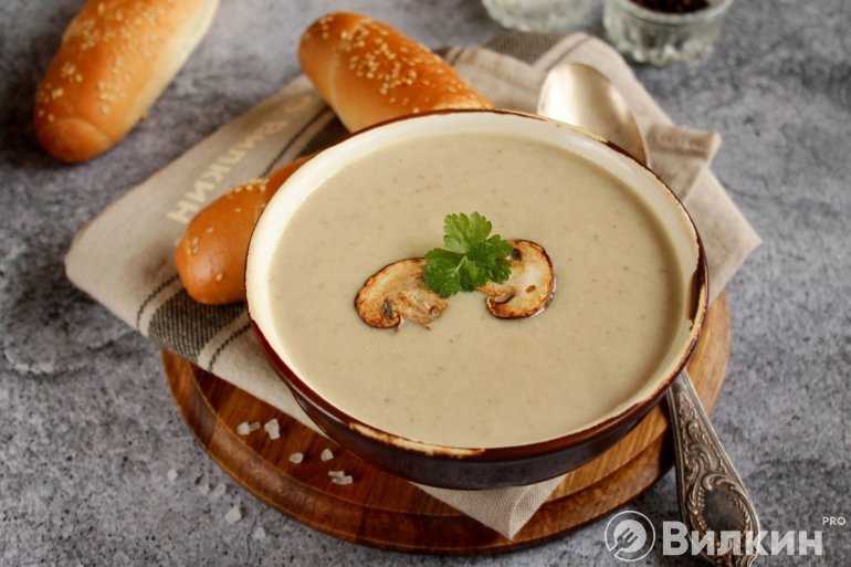 Грибной суп пюре в мультиварке из шампиньонов рецепт с фото пошагово - 1000.menu