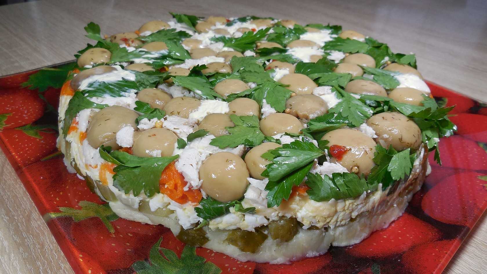 салат грибная корзинка из жар пиццы рецепт с фото фото 65