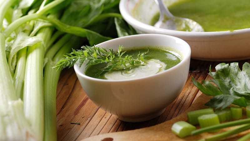 Рецепты супов для похудения из сельдерея (сельдереевый суп)