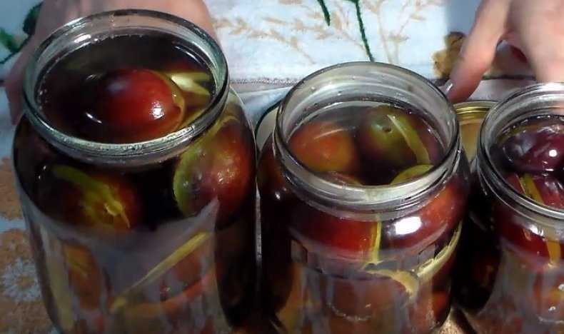 Слива маринованная закусочная как маслины: 5 лучших пошаговых рецептов на зиму