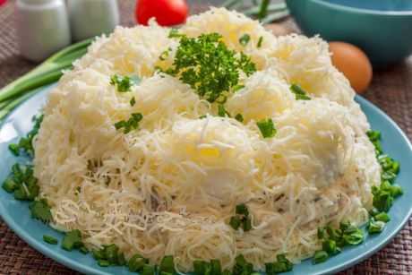 Вкусный салат сугроб – рецепты для дома