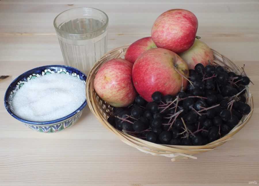 Варенье из яблок с черноплодной рябиной на зиму: рецепты с фото