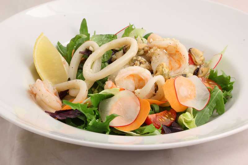 Салат из морепродуктов рецепт с фото очень вкусный