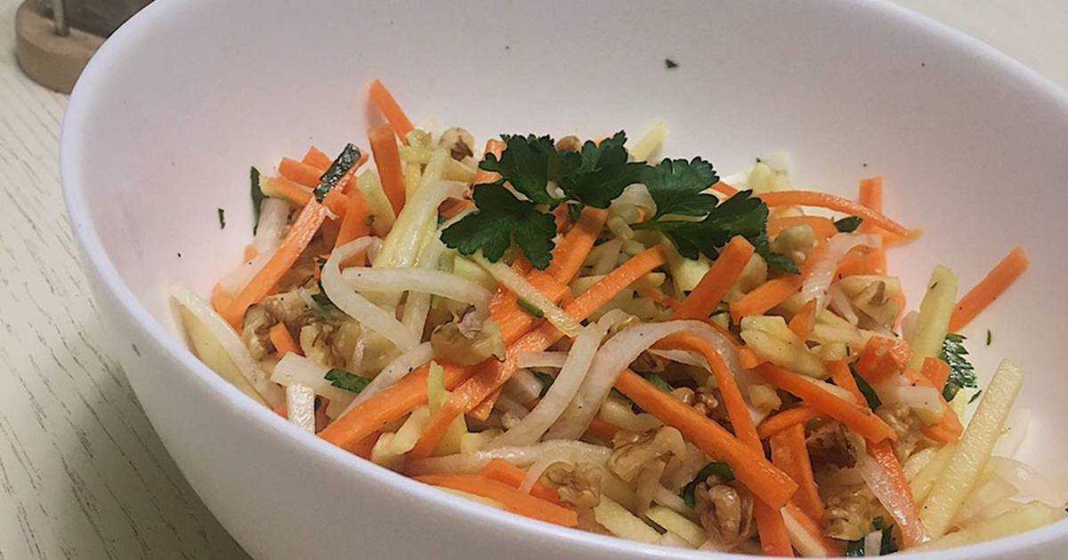 Салат из редьки дайкон