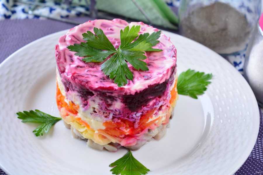 Салат рыба под шубой классический по шагово рецепт с фото
