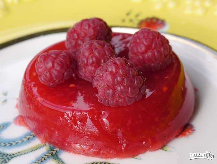 Ягодное желе с желатином из замороженных ягод