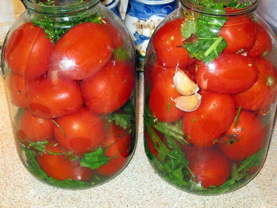 Маринованные зеленые помидоры с чесноком быстрого приготовления - 5 пошаговых фото в рецепте