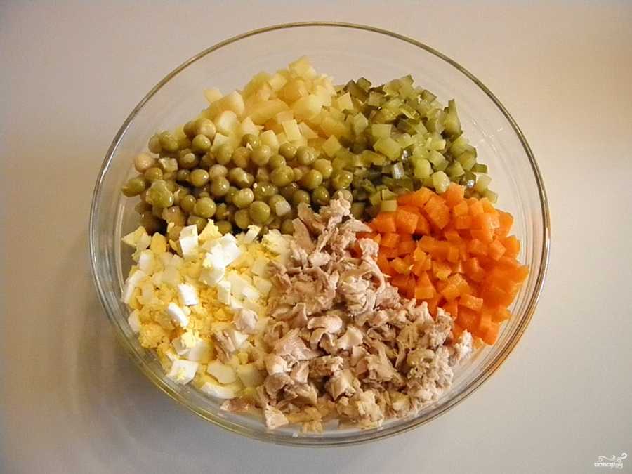 Салат «столичный» с курицей и свежим огурцом и еще несколько интересных рецептов
