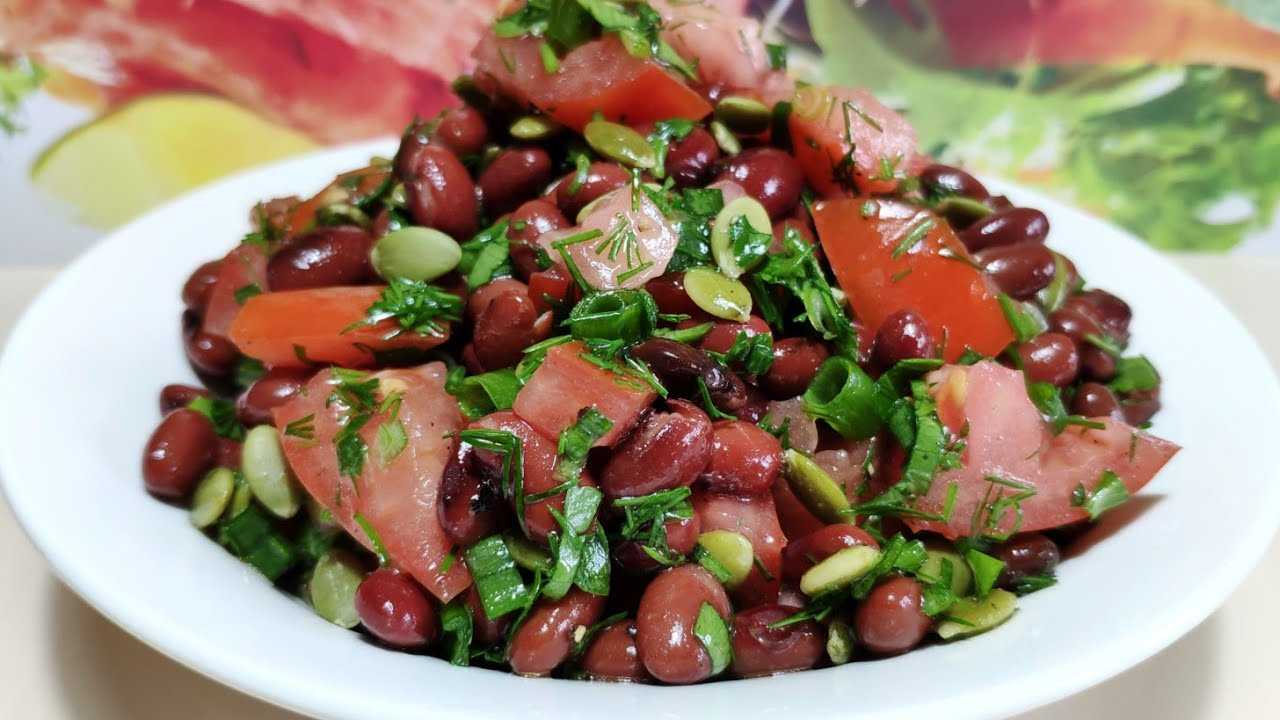 Салаты из фасоли рецепты без майонеза с фото простые и вкусные рецепты фото