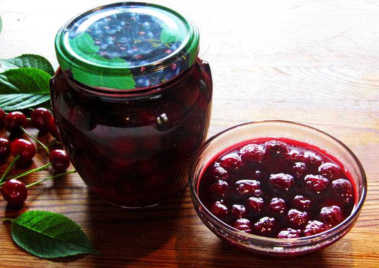 Варенье из вишни с косточками на зиму: как сварить, рецепты приготовления без воды