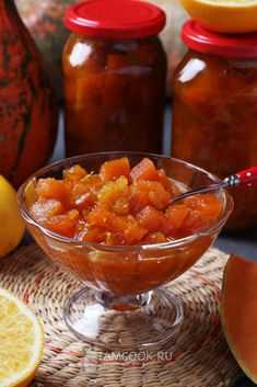Рецепты яблочного джема на зиму в домашних условиях с лимоном, апельсином и другими фруктами