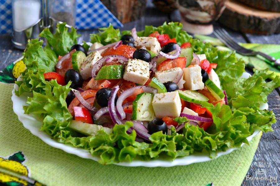Греческий салат с пекинской капустой рецепт с фото пошагово и видео - 1000.menu
