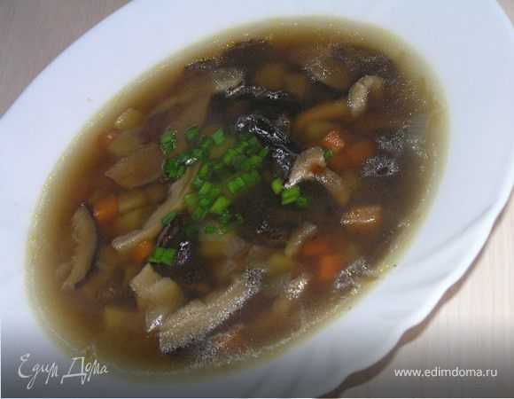 Грибной суп из замороженных грибов