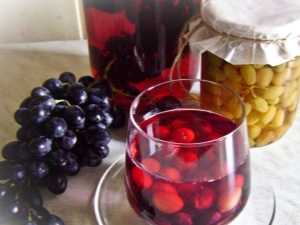 Простые рецепты приготовления компота из винограда на зиму в домашних условиях на 3-литровые банку