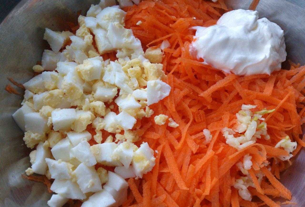 Салат морковь с майонезом и чесноком рецепт с фото пошагово и видео - 1000.menu