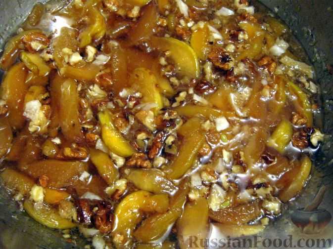 Варенье из айвы с орехами - пошаговый рецепт с фото |  консервирование