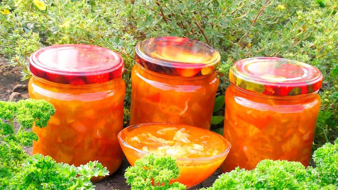 Кабачки в томате на зиму: рецепты с фото пошагово